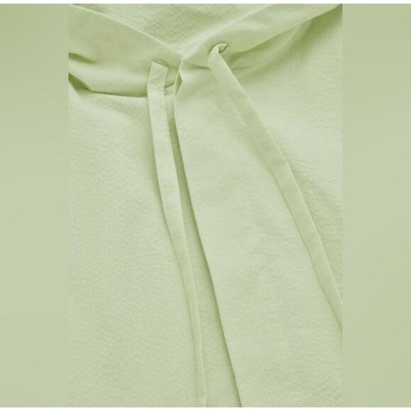 COS Men’s Lightweight Hooded Jacket Seersucker Green Large Scandi Minamalist - Picture 4 of 11